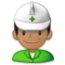 Construction Worker - Medium emoji on Samsung